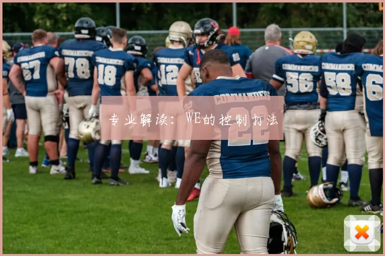 专业解读：WE的控制打法